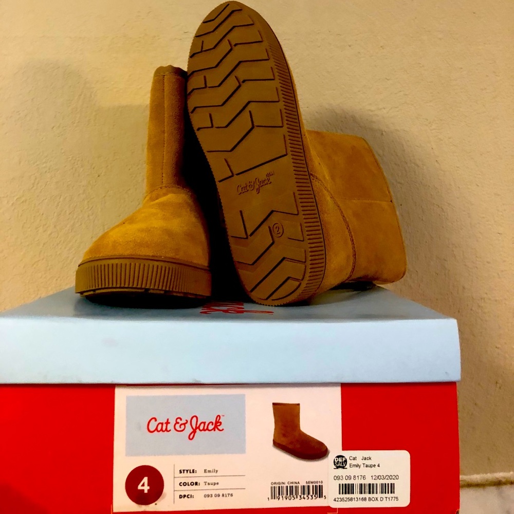 Cat & Jack Emily Taupe Boots